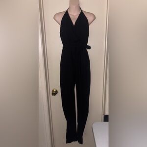 Double Zero. Classic Black Jumpsuit. Size M